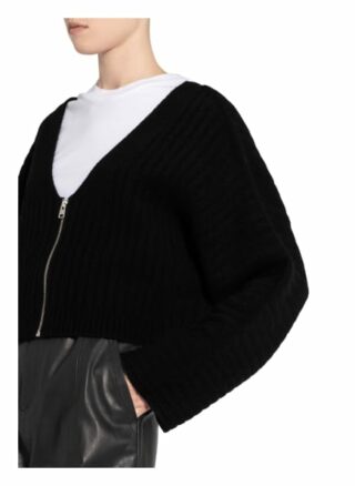 All Saints Cropped-Strickjacke Enya schwarz