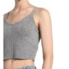 All Saints Cropped-Stricktop Ivana Aus Cashmere grau