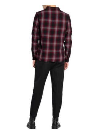 All Saints Hemd Diefen Slim Fit schwarz