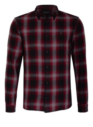 All Saints Hemd Diefen Slim Fit schwarz