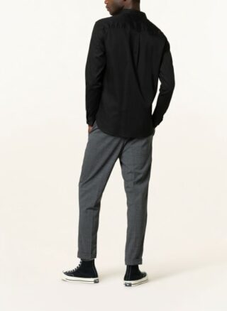 ALL SAINTS Hawthorne Casual-Hemd Herren, Schwarz
