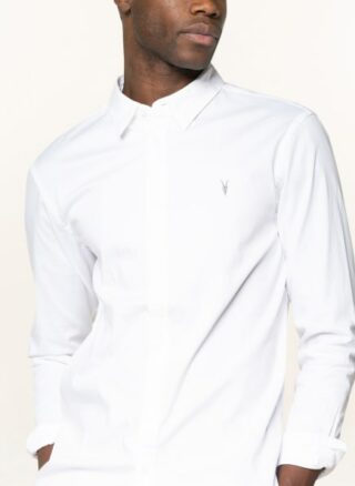 All Saints Hemd Hawthrone Stretch Fit weiss