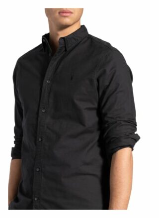 ALL SAINTS Hungtingdon Casual-Hemd Herren, Schwarz