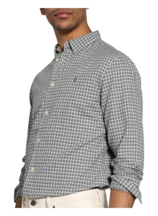 All Saints Hemd Kiosk Regular Fit grau