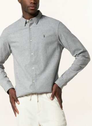 All Saints Hemd Petrel Regular Fit grau