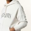 All Saints Hoodie Diverge weiss