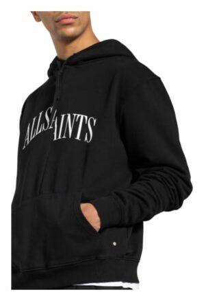All Saints Hoodie Dropout schwarz