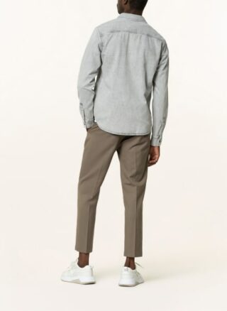 ALL SAINTS Gleason Jeanshemd Herren, Grau