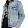 All Saints Jeansjacke Dunmore blau