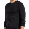ALL SAINTS Muse Longsleeve Herren, Schwarz