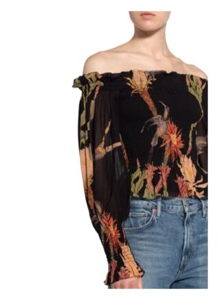 All Saints Off-Shoulder-Top Lara Nolina schwarz