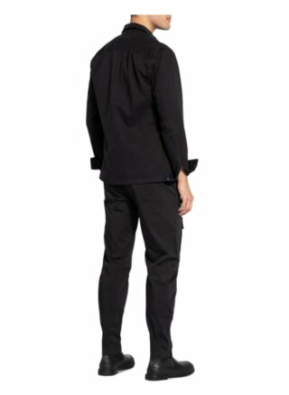 ALL SAINTS Spotter Overshirt Herren, Schwarz