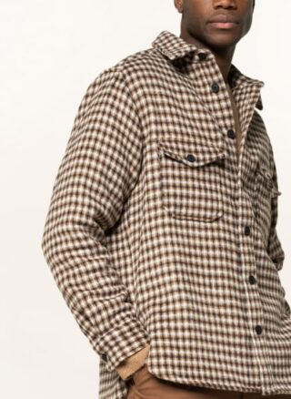 ALL SAINTS Tierra Overshirt Herren, Beige