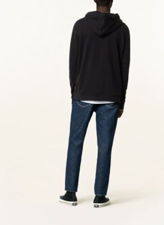 ALL SAINTS Opposition Oversized-Hoodie Herren, Schwarz