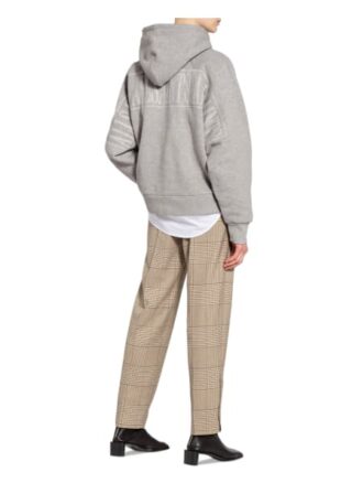 All Saints Oversized-Hoodie Talon grau