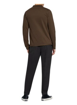 All Saints Piqué-Poloshirt braun
