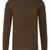 All Saints Piqué-Poloshirt braun