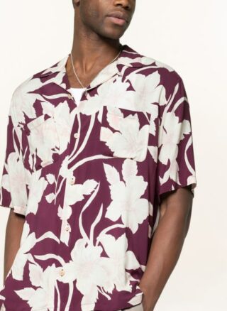 All Saints Resorthemd Jardin Comfort Fit rot
