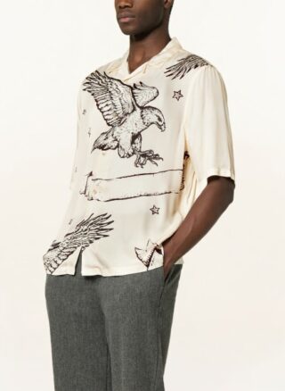 All Saints Resorthemd Otis Eagle Comfort Fit weiss