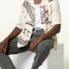 All Saints Resorthemd Otis Eagle Comfort Fit weiss