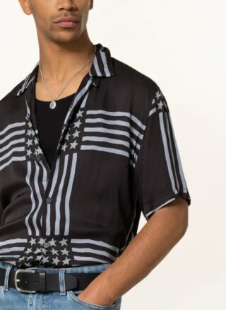 All Saints Resorthemd Union Relaxed Fit schwarz