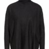 All Saints Rollkragenpullover Koko In Wickeloptik schwarz