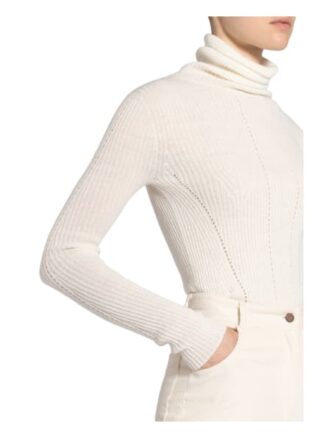 All Saints Rollkragenpullover weiss