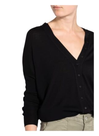All Saints Strickjacke Afelia Aus Merinowolle schwarz