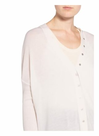 All Saints Strickjacke Afelia Aus Merinowolle weiss