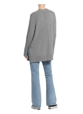 All Saints Strickjacke Ivana Aus Cashmere grau