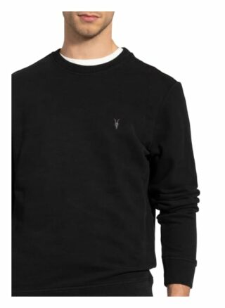 ALL SAINTS Raven Sweatshirt Herren, Schwarz