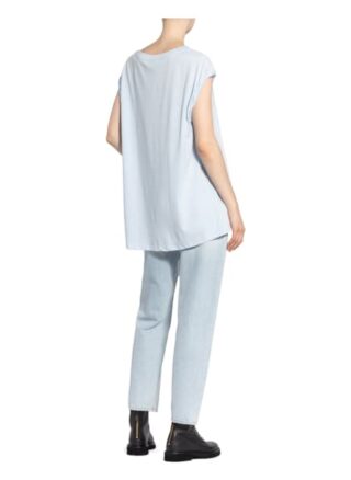 All Saints Top Sanza Mit Leinen blau