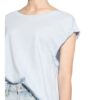 All Saints Top Sanza Mit Leinen blau