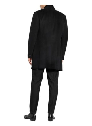 ALL SAINTS Manor Wollmantel Herren, Schwarz