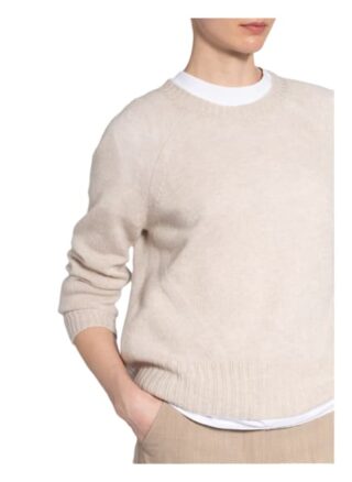 Allude Cashmere-Pullover beige