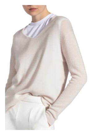 Allude Cashmere-Pullover weiss