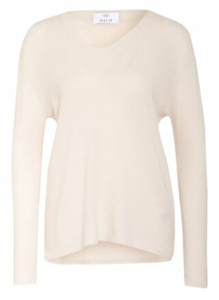 Allude Cashmere-Pullover weiss