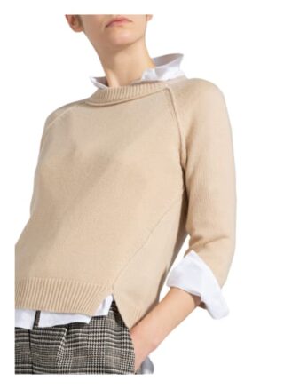 Allude Pullover Mit Cashmere beige