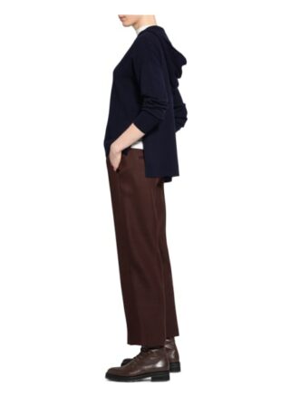 Allude Strick-Hoodie Mit Cashmere blau