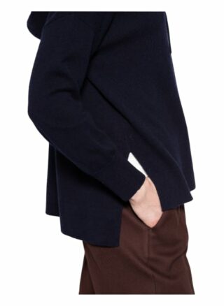 Allude Strick-Hoodie Mit Cashmere blau