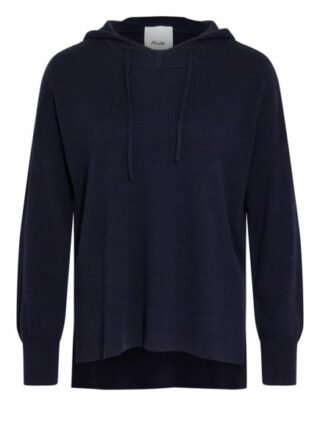 Allude Strick-Hoodie Mit Cashmere blau