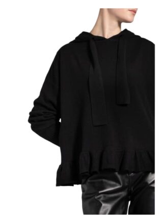 Allude Strickhoodie Mit Cashmere schwarz