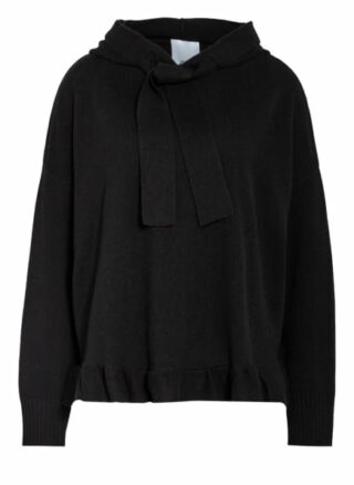 Allude Strickhoodie Mit Cashmere schwarz