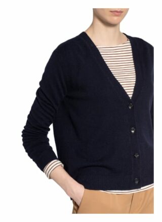 Allude Strickjacke Mit Cashmere blau