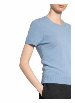 Allude Strickshirt Aus Cashmere blau