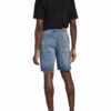 American Eagle Jeans-Shorts Slim Fit blau