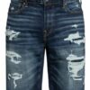 AMERICAN EAGLE Jeans-Shorts Herren, Blau