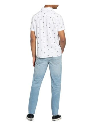 American Eagle Kurzarm-Hemd Regular Fit weiss