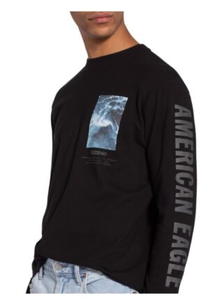 American Eagle Longsleeve schwarz