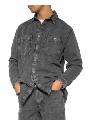 American vintage Jeans-Overshirt Herren, Grau